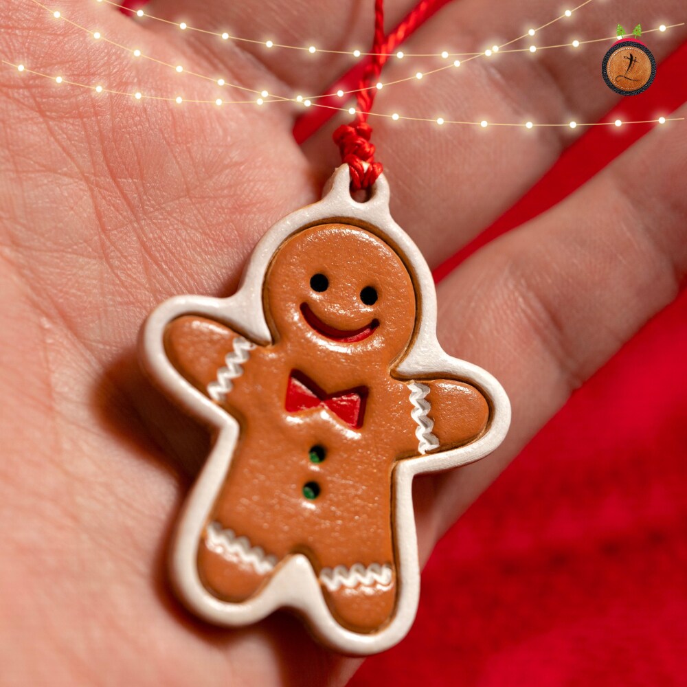 1. DYI Christmas Ornaments Kit - Gingerbread Man - Picture This