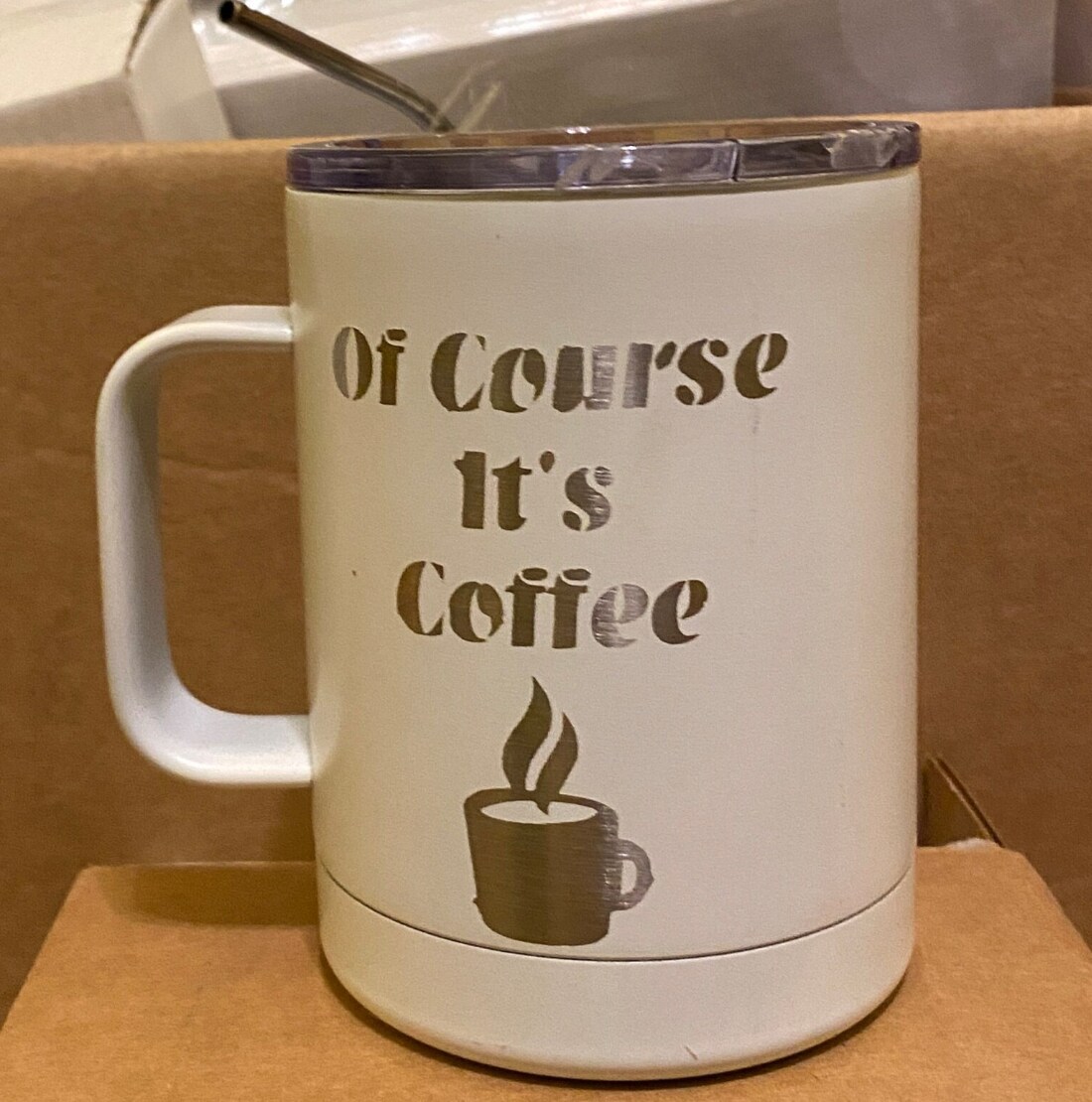 Insulated coffee mug, coffee mug,etched mug, personalized mug, 10 oz mug |  MakerPlace by Michaels