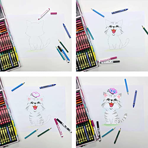 Crayola Inspiration Art Case Coloring Set - Pink (140ct), Art Set For Kids,  Kids Drawing Kit, Art Supplies, Gift for Girls & Boys [ Exclusive] -  Yahoo Shopping