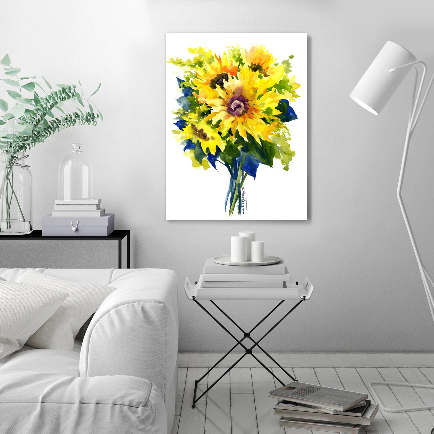 Sunflwoers by Suren Nersisyan  Gallery Wrapped Canvas - Americanflat
