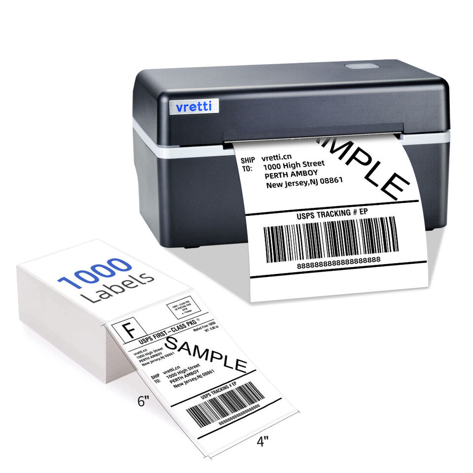 Wireless Bluetooth Thermal Shipping Label Printer For Smart Phone.