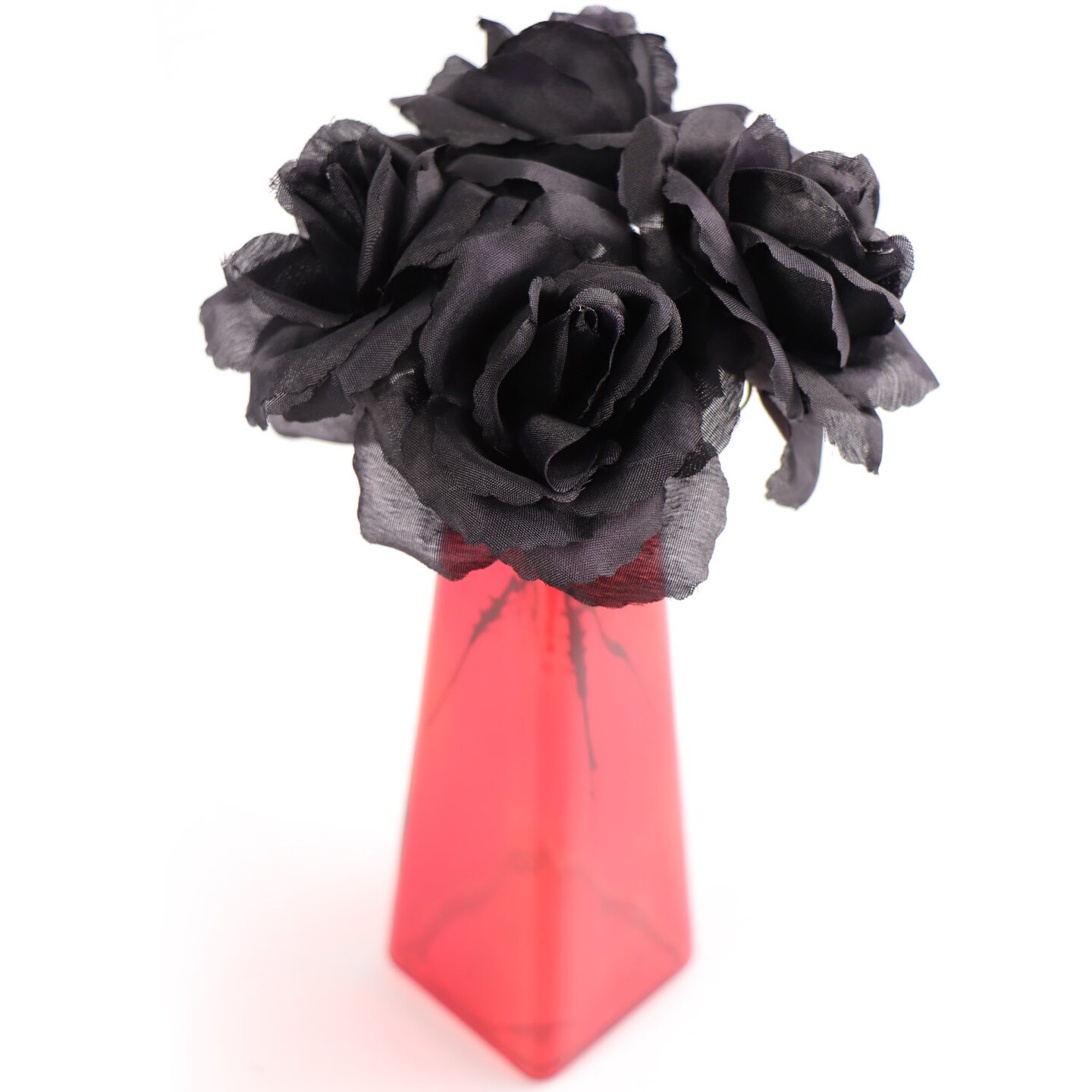 Great Choice Products 100 Pack Black Artificial Flowers, Bulk