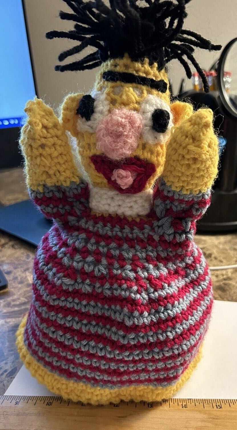 Crochet pour loquet Sesame Street, broderie de Bert et Ernie Crochet pour loquet Sesame Street, broderie de Bert et Ernie
