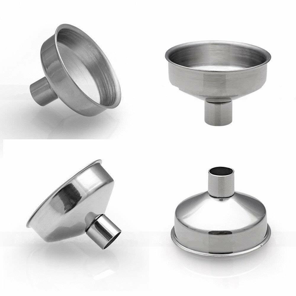 Kitcheniva Mini Stainless Steel Funnel For Liquid Oil Diffuser 5 Pcs