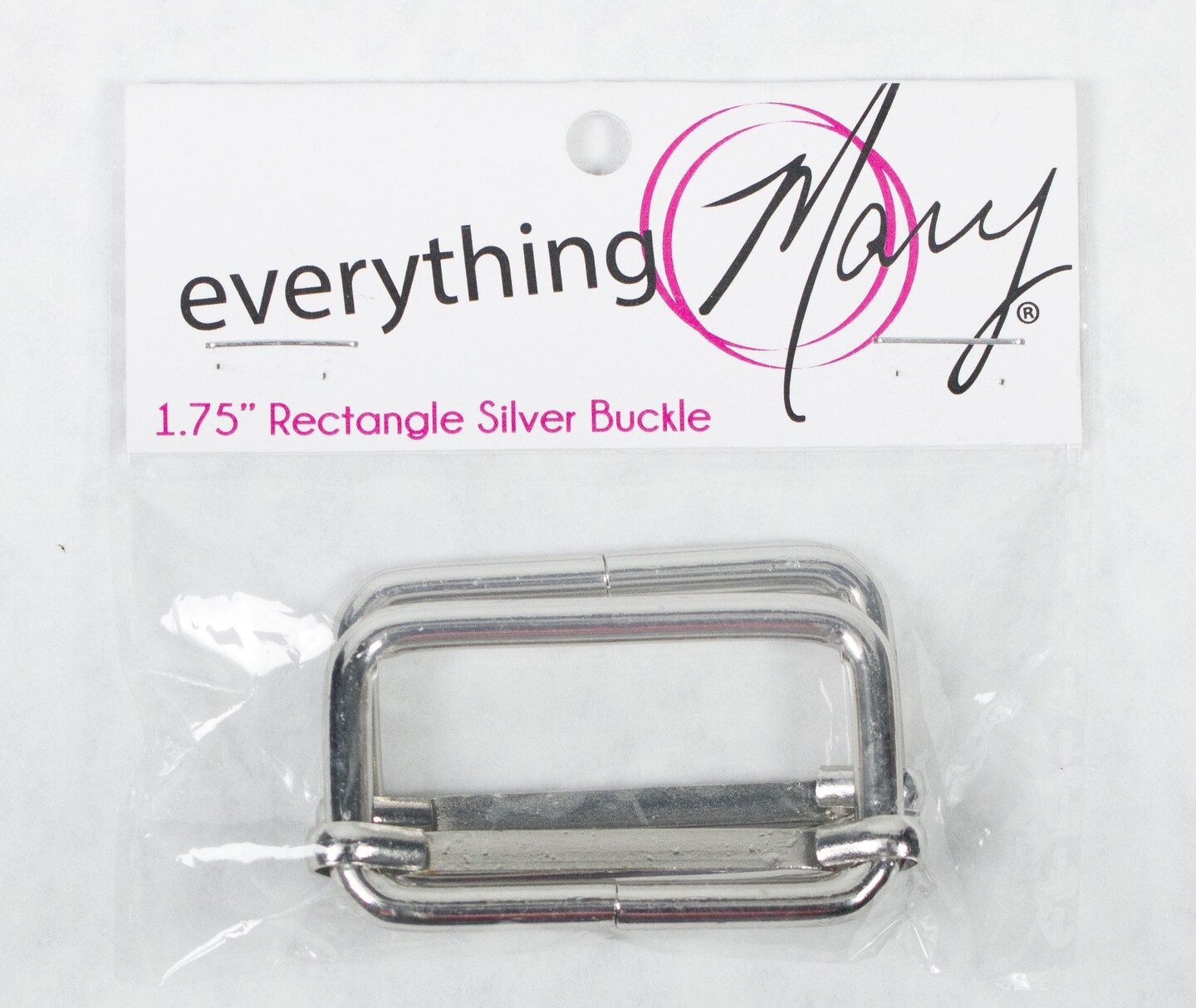 Rectangle Buckles, Silver