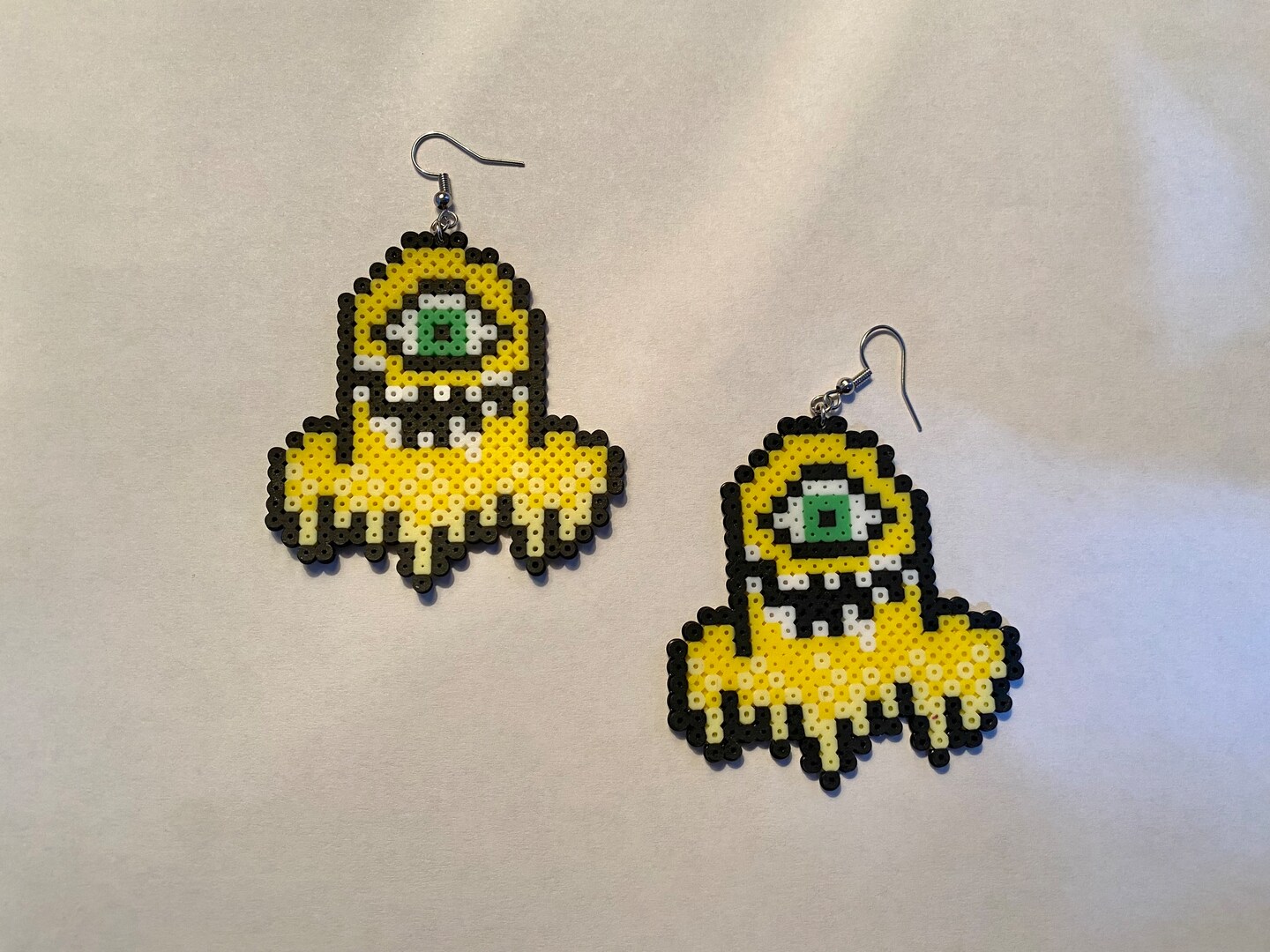 Cyclops Mini Perler Bead Earrings