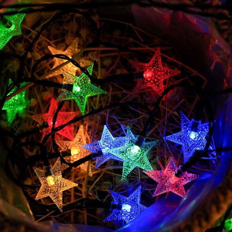 Solar lights Star 50LED String Lights