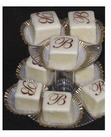 1.25-Inch Modern Monogram Letters Cake Stencil | C991 By Designer Stencils | Cake Decorating Tools |