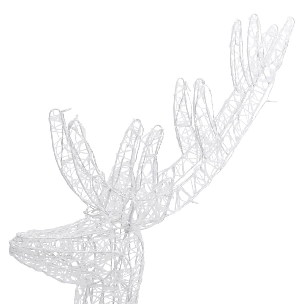 Acrylic Christmas Reindeers 250 LED 2 pcs 70.9&#x22;