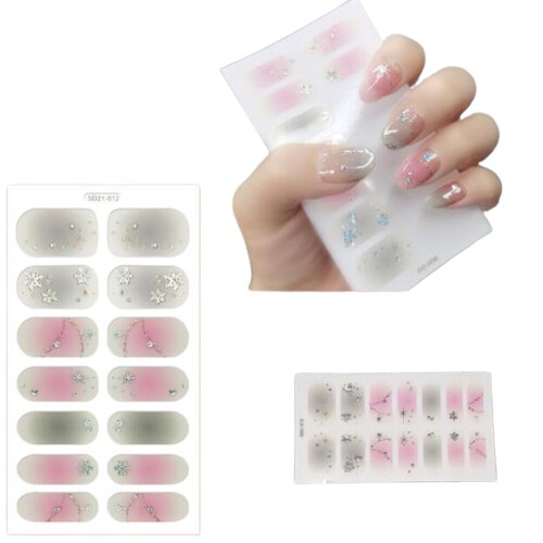 Kitcheniva 14 Styles Nail Art Wraps Full Size Stickers Michaels