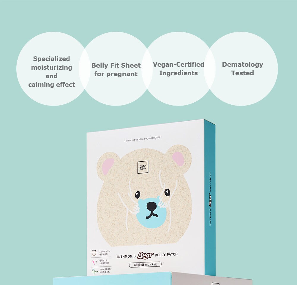tntnmom&#x27;s Bear Belly Patch (55ml x Patch 7EA)