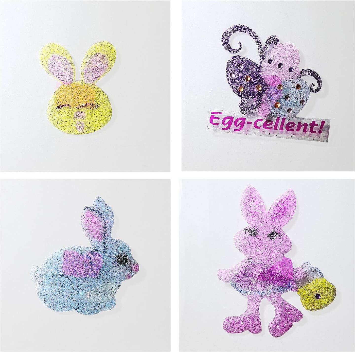 Easter Glitter Sparkle Design Tattoos, pack of 16 by Easter Unlimited