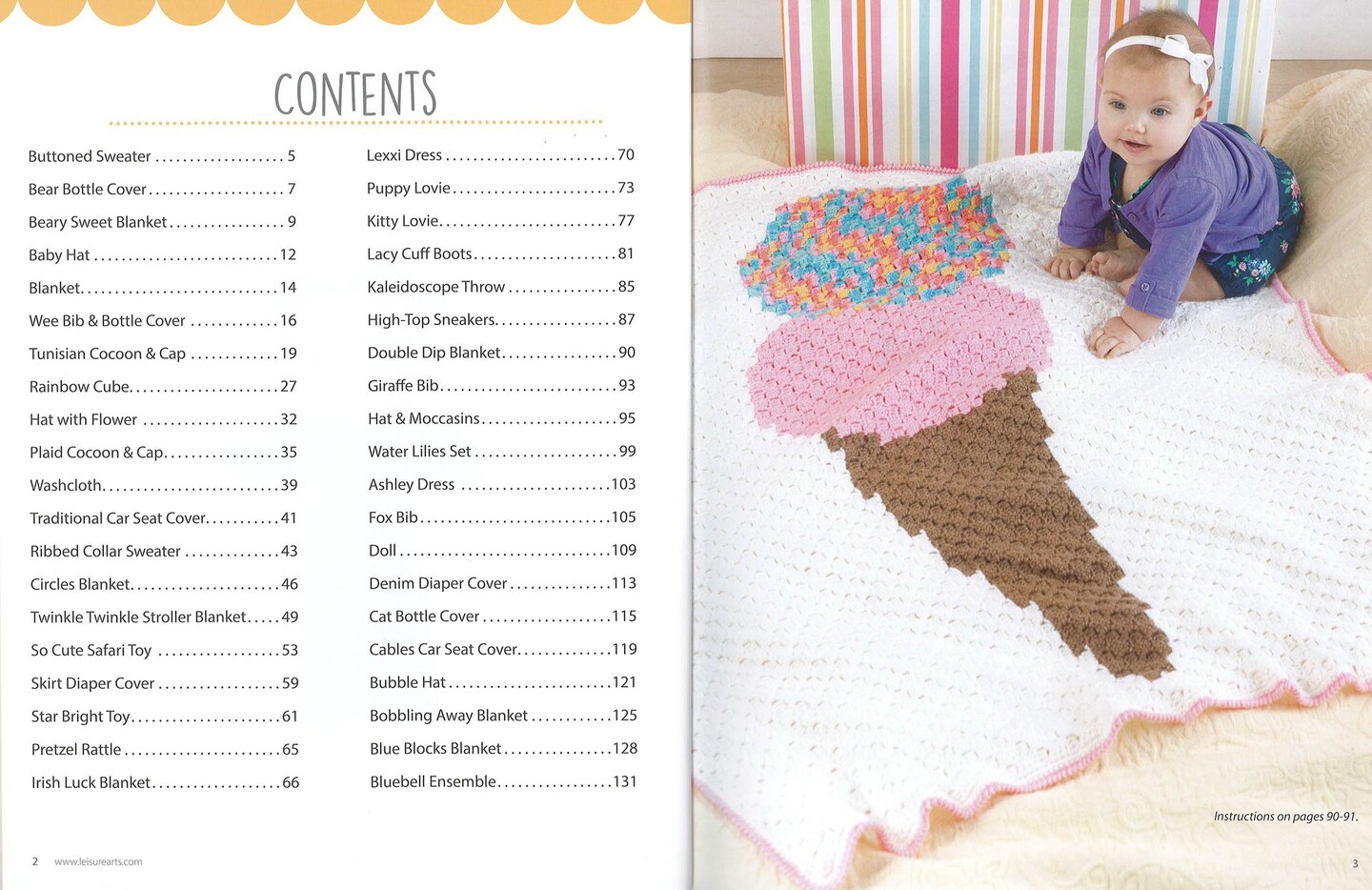 Leisure Arts Everything Baby Crochet Book