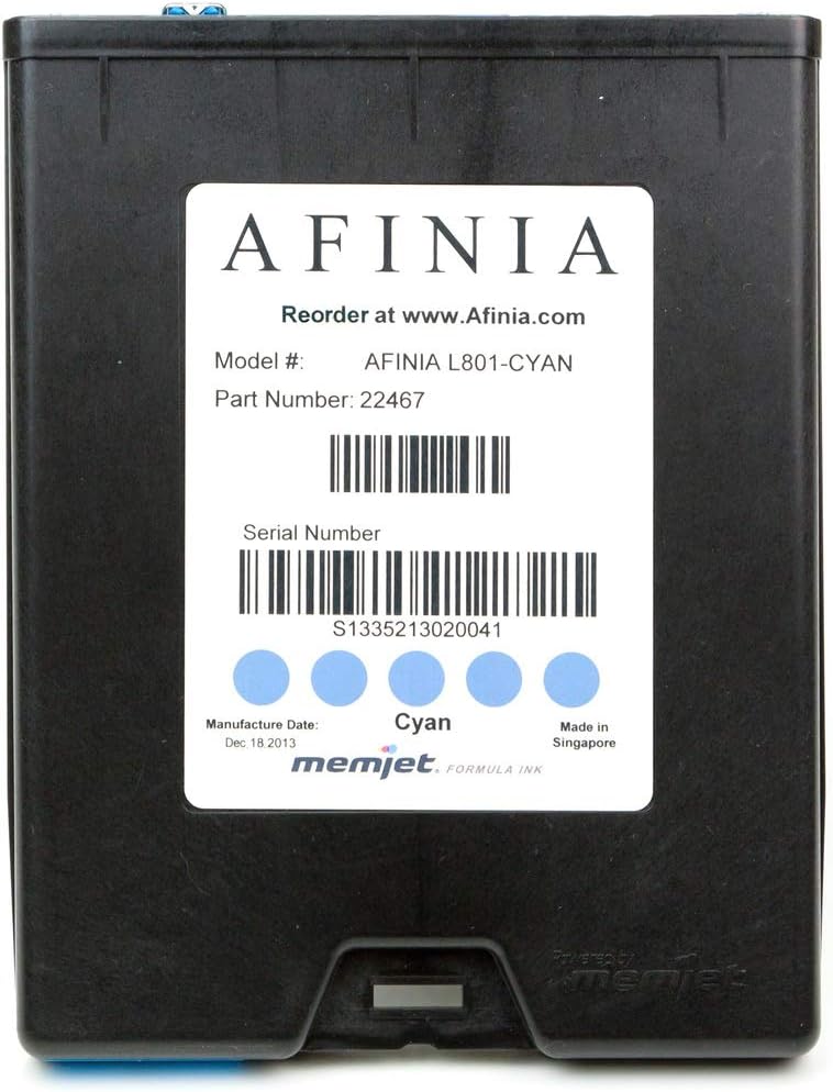Afinia L901/CP950 Plus VersaPass N Cyan Memjet Ink Cartridge 26723