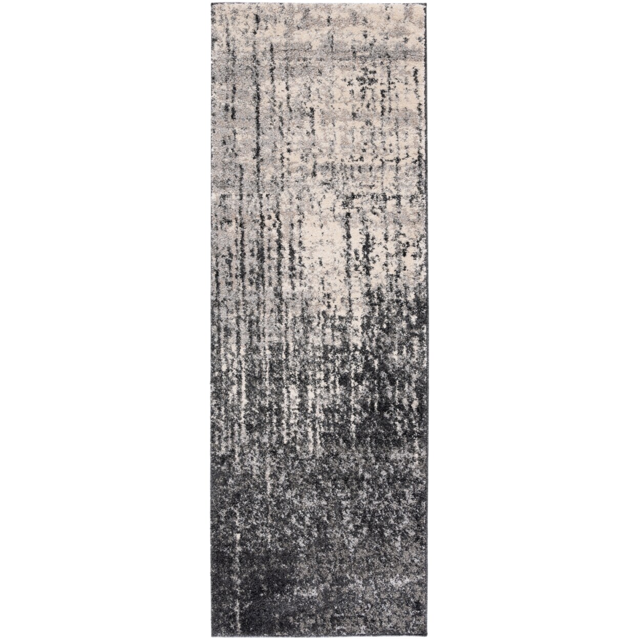 Safavieh Retro Ret2770-9079 Black / Light Grey Rug Area Rug Carpet Geometric
