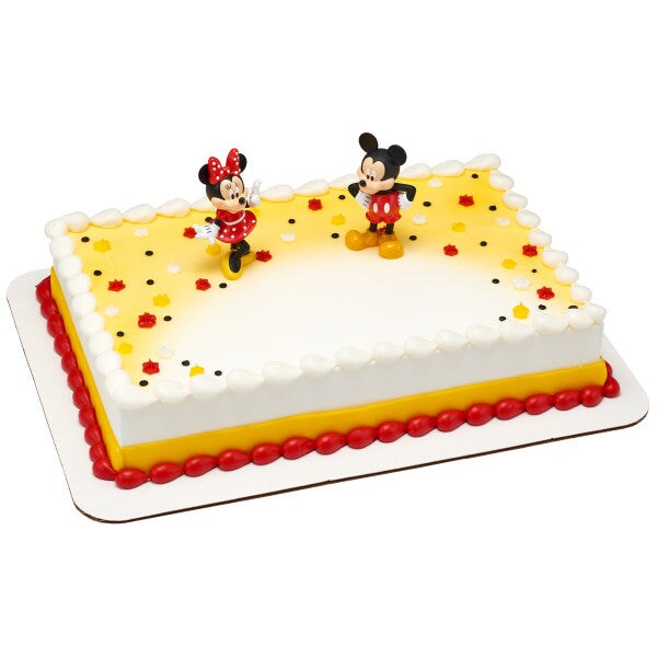 Mickey Mouse and Minnie Mouse DecoSet&#xAE; Cake Decoration 