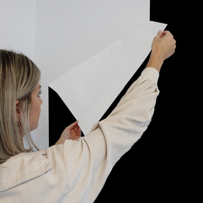 Tempaper Chalkboard Peel and Stick Wallpaper Black