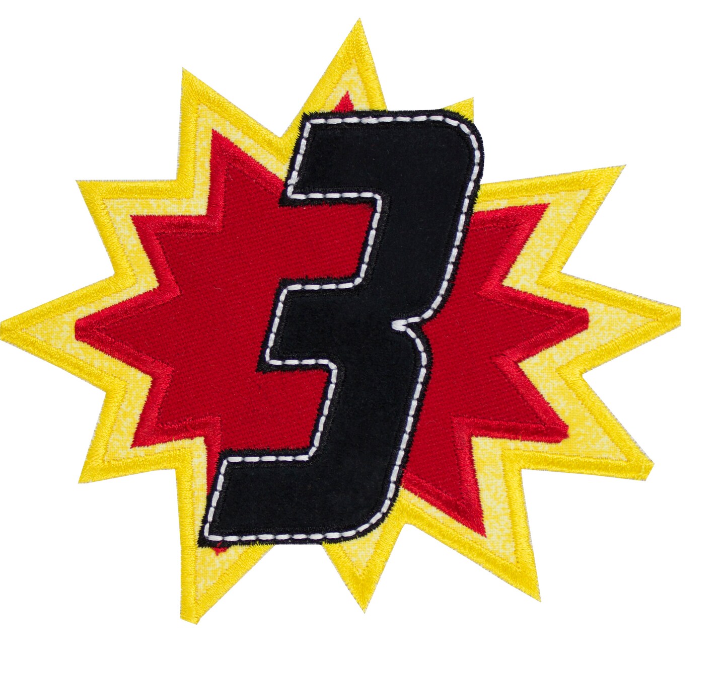 Comic Birthday Number Personalized Custom Sew or Iron on Patch ...