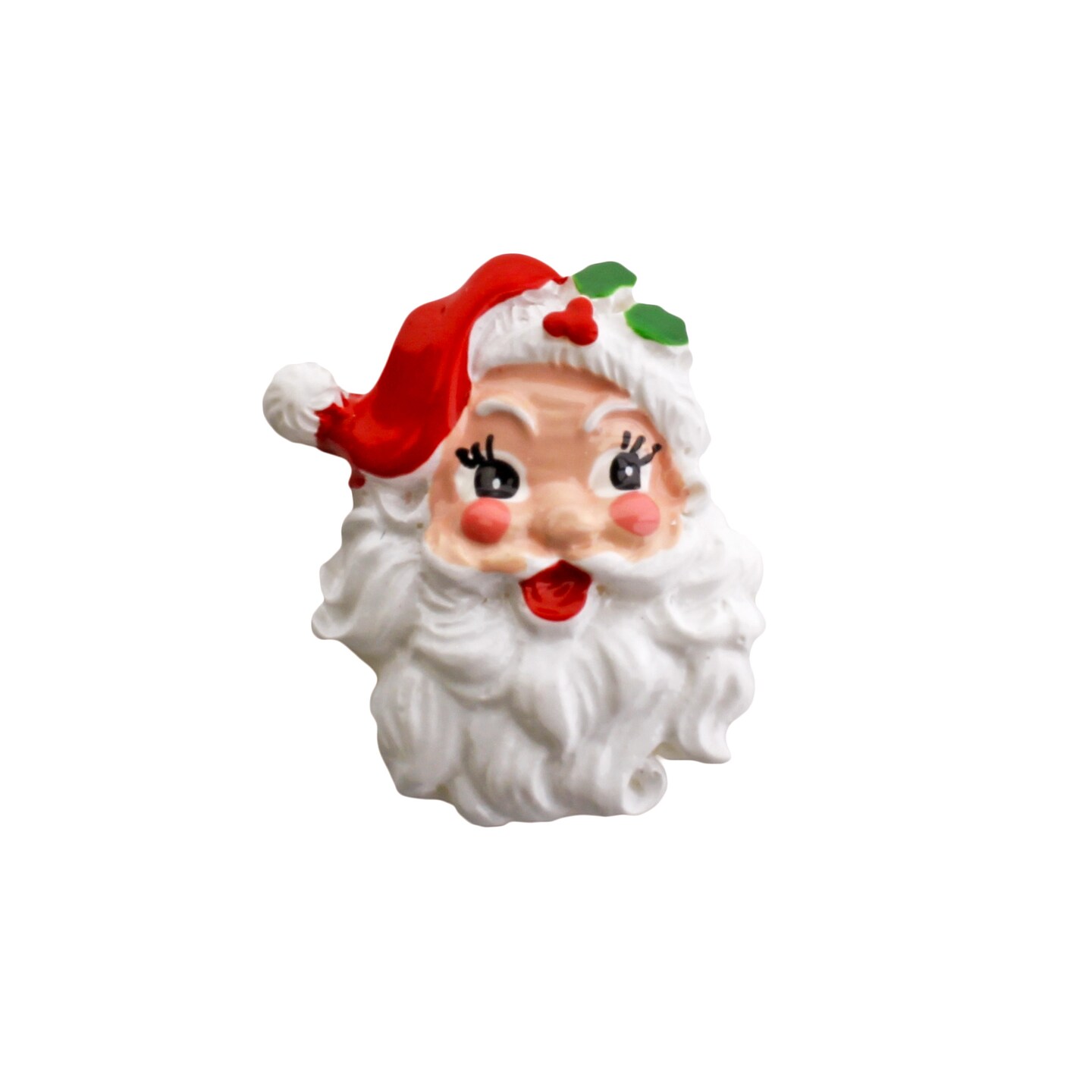 Santa Face Flatback Craft Embellishments (4 pcs)