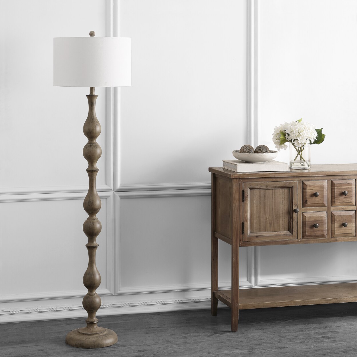 Safavieh   Glendora Floor Lamp  Brown