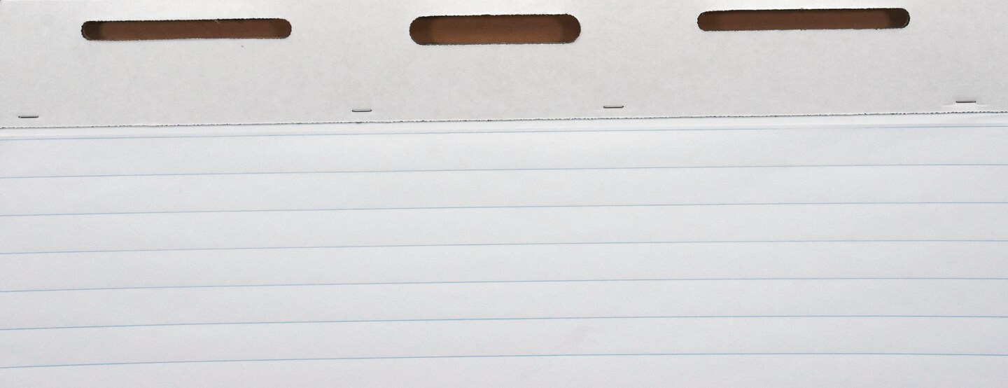 School Smart Ruled Flip Chart Paper, 34 x 27 Inches, 50 Sheets
