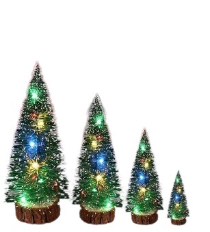 Kitcheniva Tabletop Mini Christmas Tree With LED Lights - Colorful