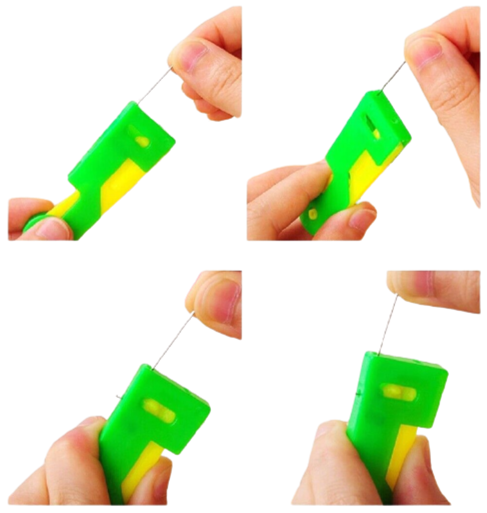 Kitcheniva Automatic Sewing Needle Threader For Elderly 10 Pcs