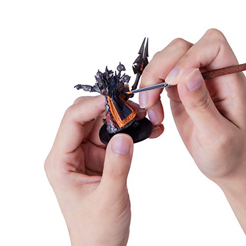 7 Pcs Detail Model Paint Brushes for Acrylic, Gouache, Oil, Tempera and Face Painting