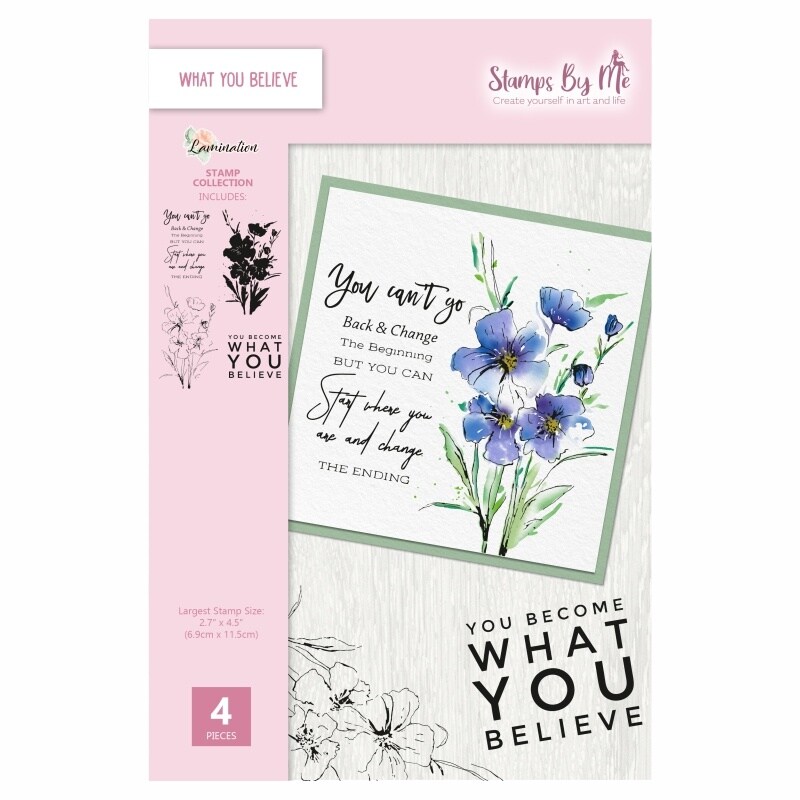 Stamps By Me Stamp Set 5&#x22;X7&#x22;-What You Believe