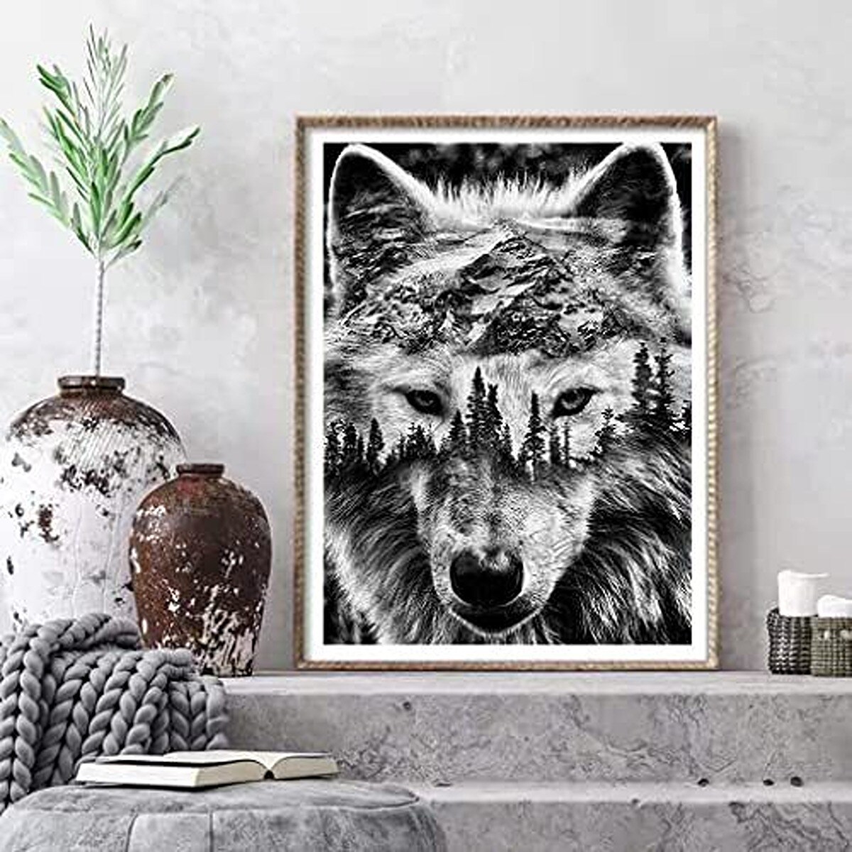 Premium Wolf DIY Diamond Painting Kit