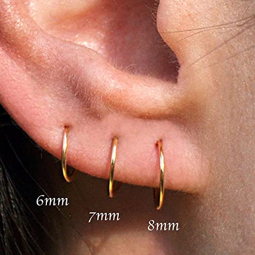 NATASHA SCHWEITZER | Earrings | Helix Earrings Small | 9K Yellow Gold —  Natasha Schweitzer