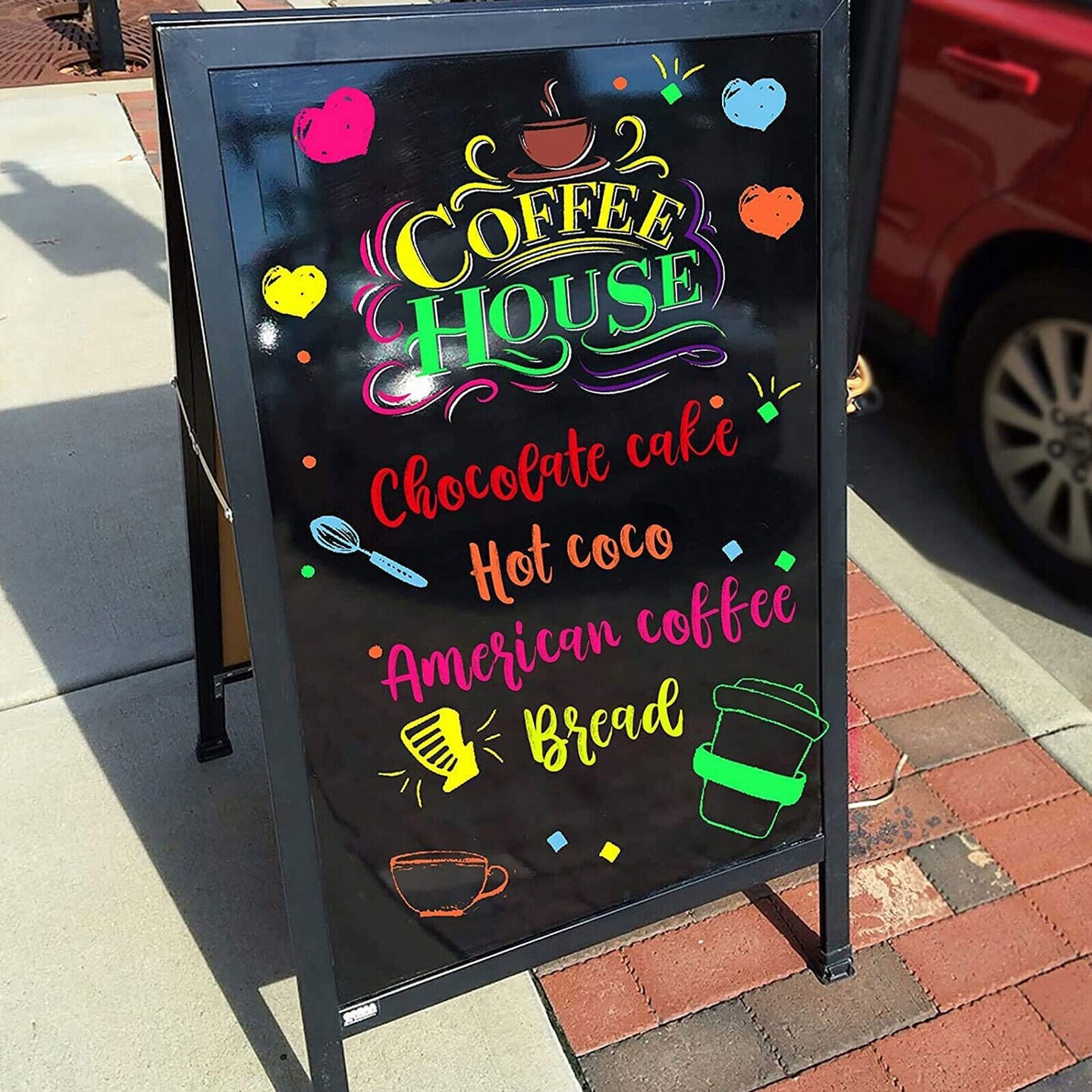 8 Liquid Chalk Markers for Blackboard, Signs, LED, and Glass