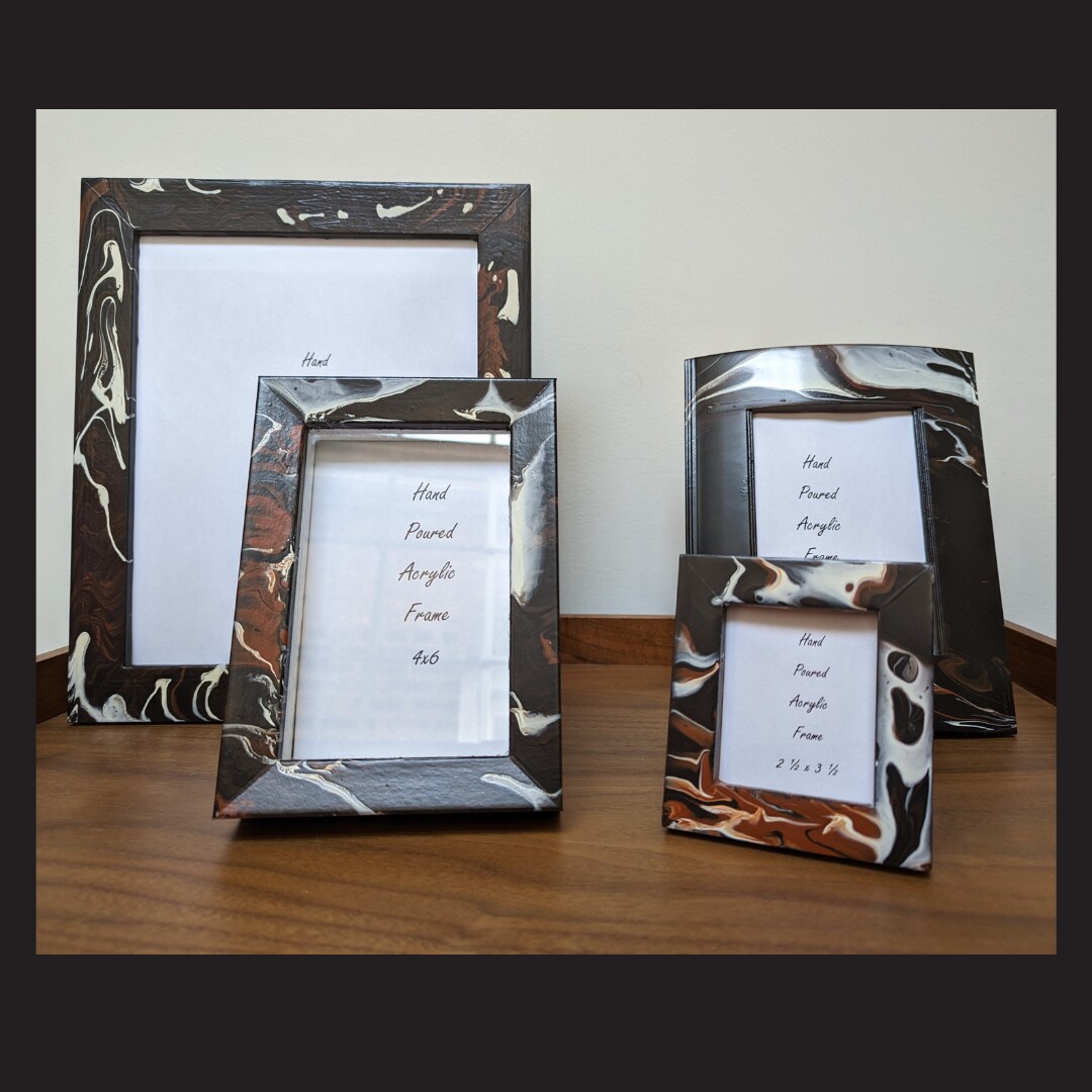 Dramatic Chocolate Tones 4x6 Picture Frame
