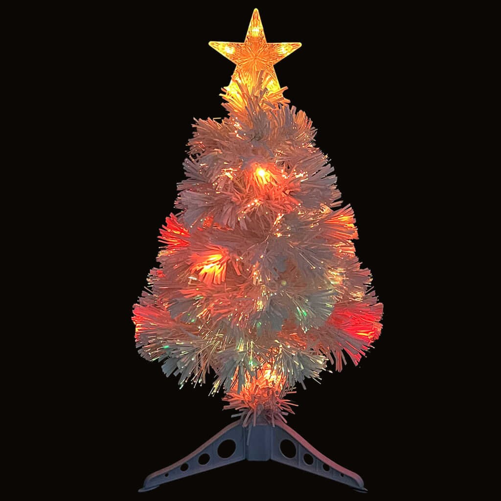 Artificial Christmas Tree with LED White Fiber Optic