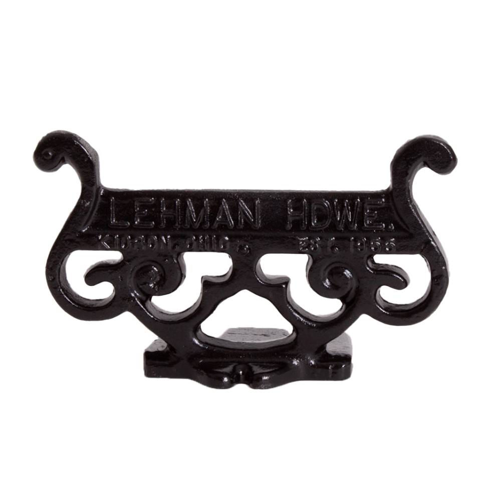 Lehman&#x27;s Cast Iron Boot Scraper, Vintage Style Scroll Design to Place Outside your Door, Clean your Boots