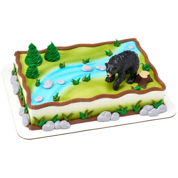 Wild Black Bear DecoSet&#xAE; Cake Decoration