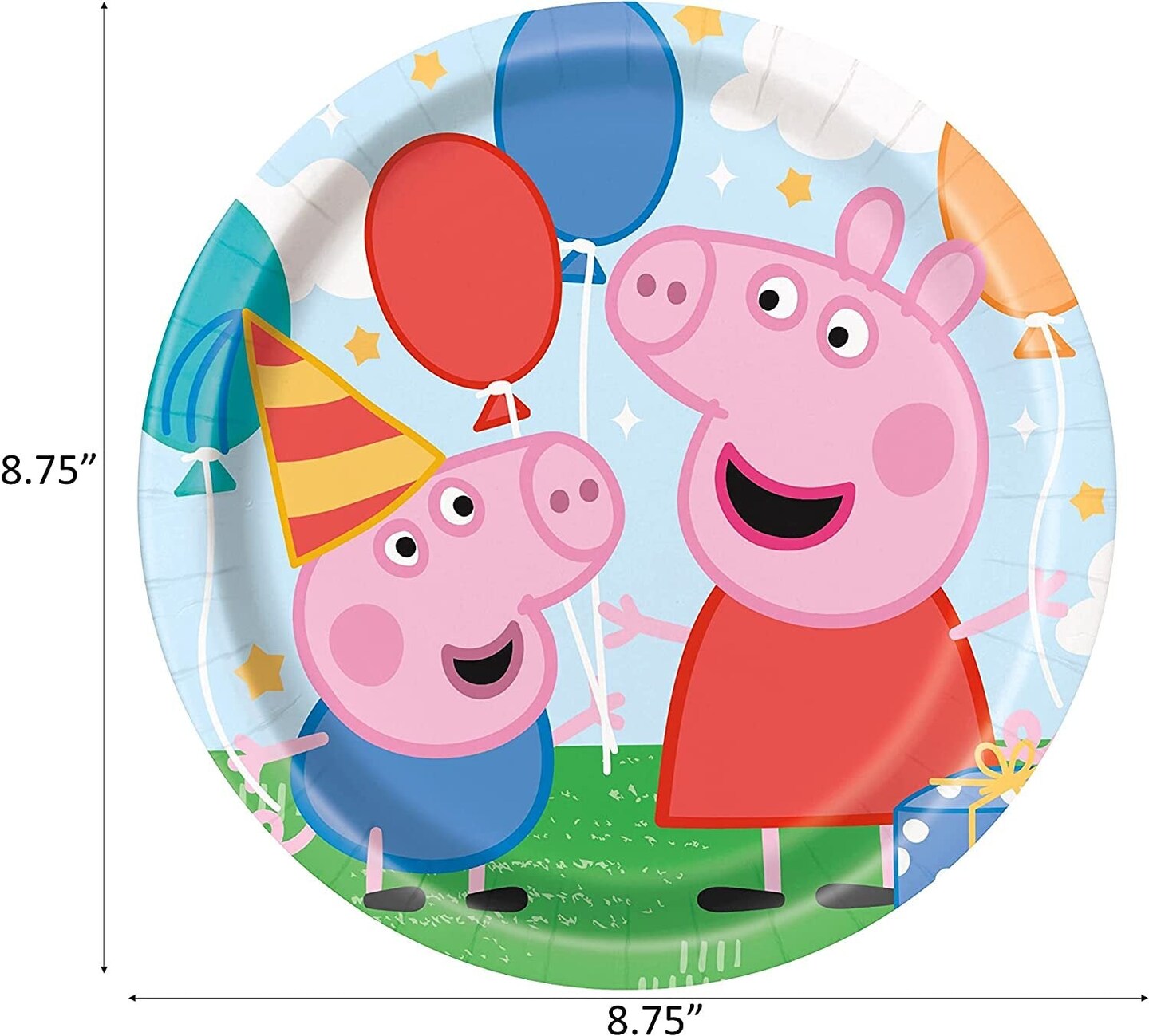Peppa Pig Birthday Party Supplies Bundle | Peppa Pig Plates | Peppa Pig Napkins | Peppa Pig Cups | Peppa Pig Table Cover
