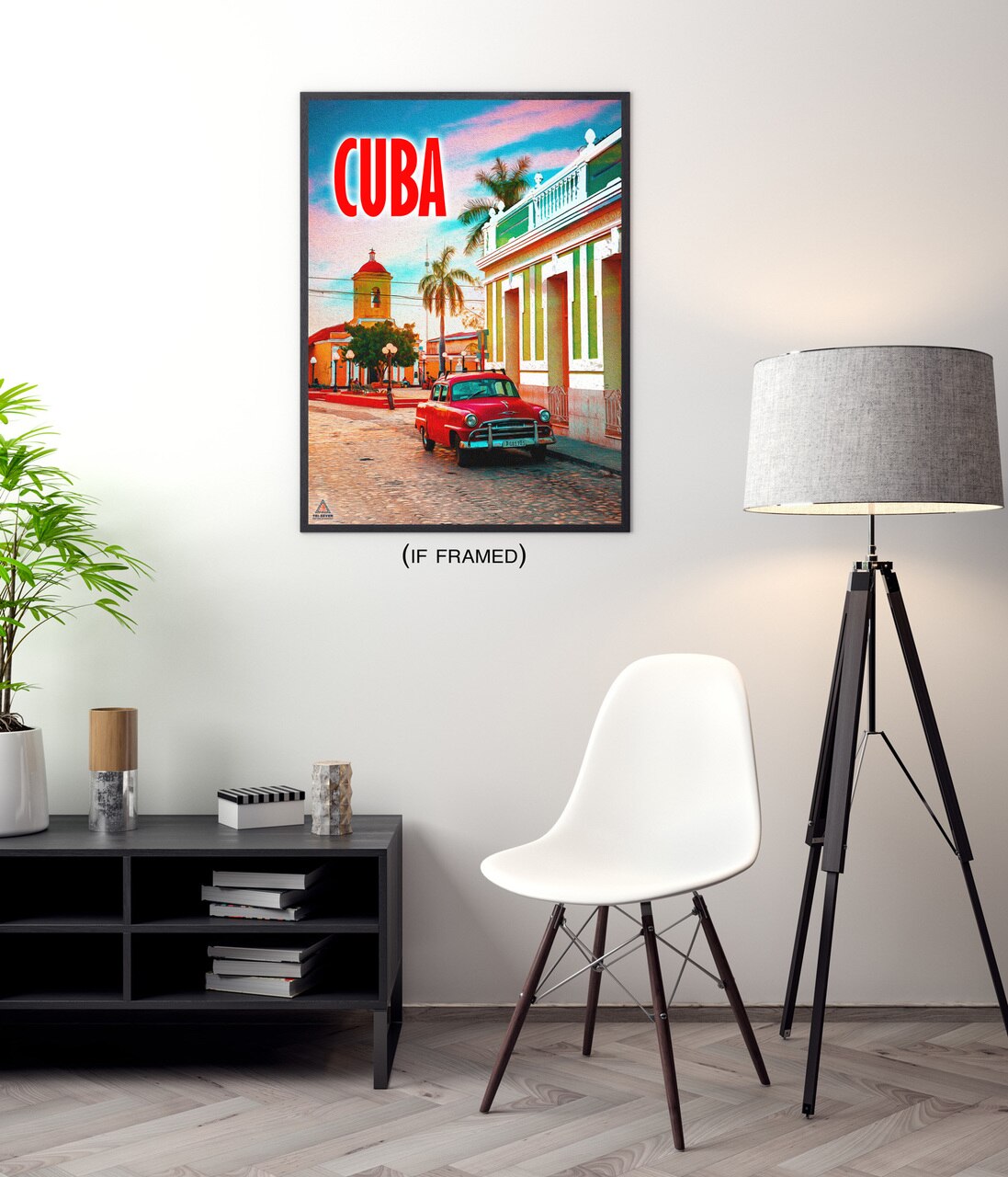 Cuba Poster Wall Art Print, 18&#x22;x24&#x22;, Unframed