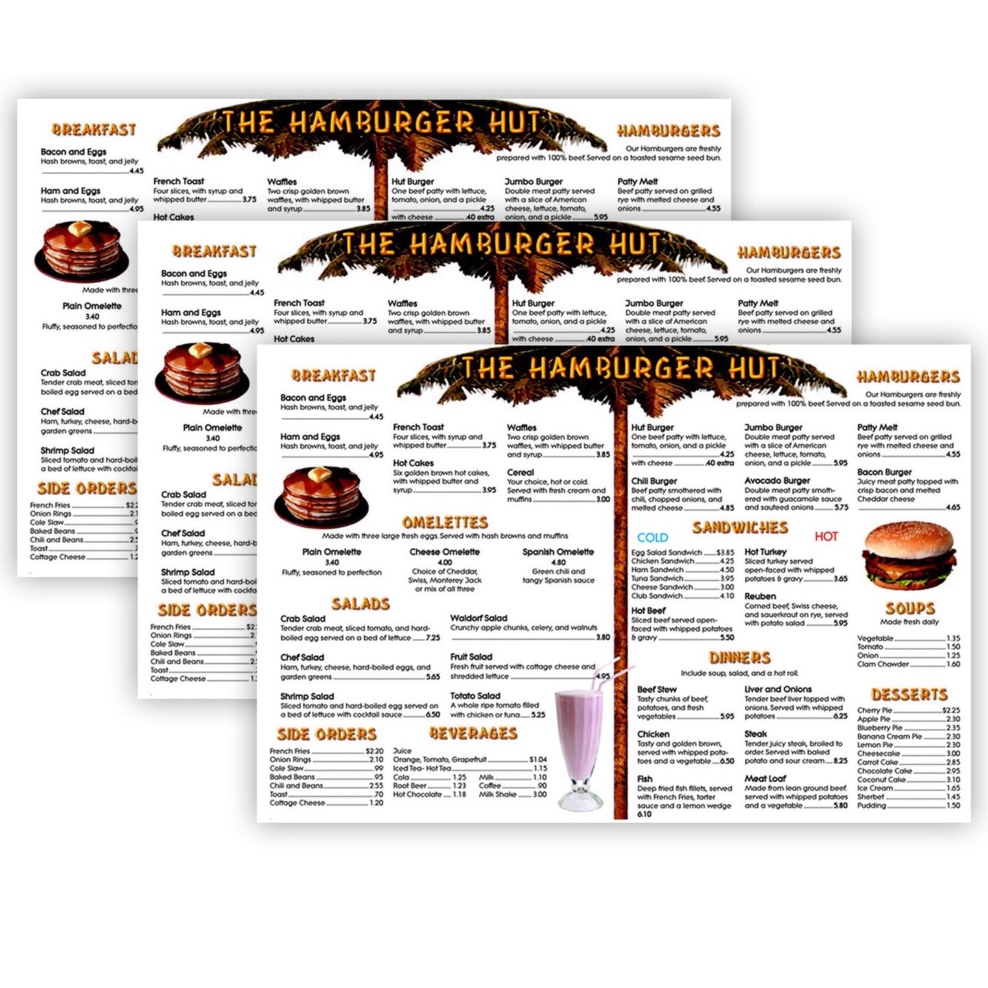 Menu Math The Hamburger Hut Book 6 Extra Menus Per Pack 3 Packs menu-math-the-hamburger-hut-book-6-extra-menus-per-pack-3-packs