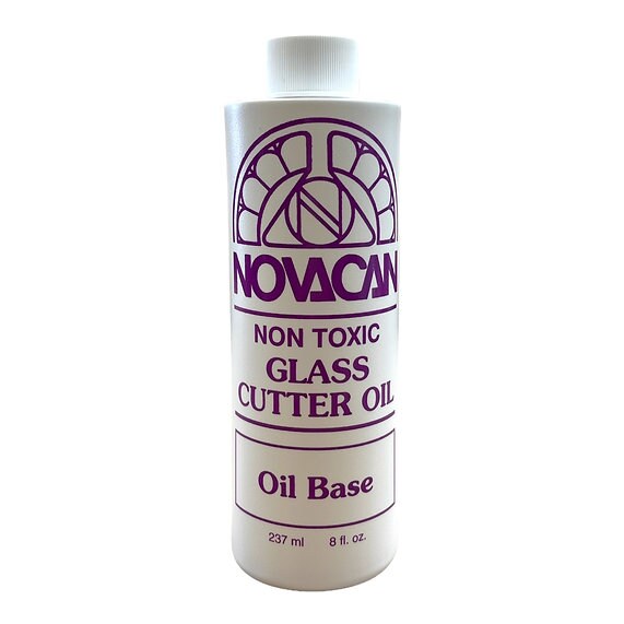 Novacan Non-Toxic Glass Cutting Oil, 8 oz.