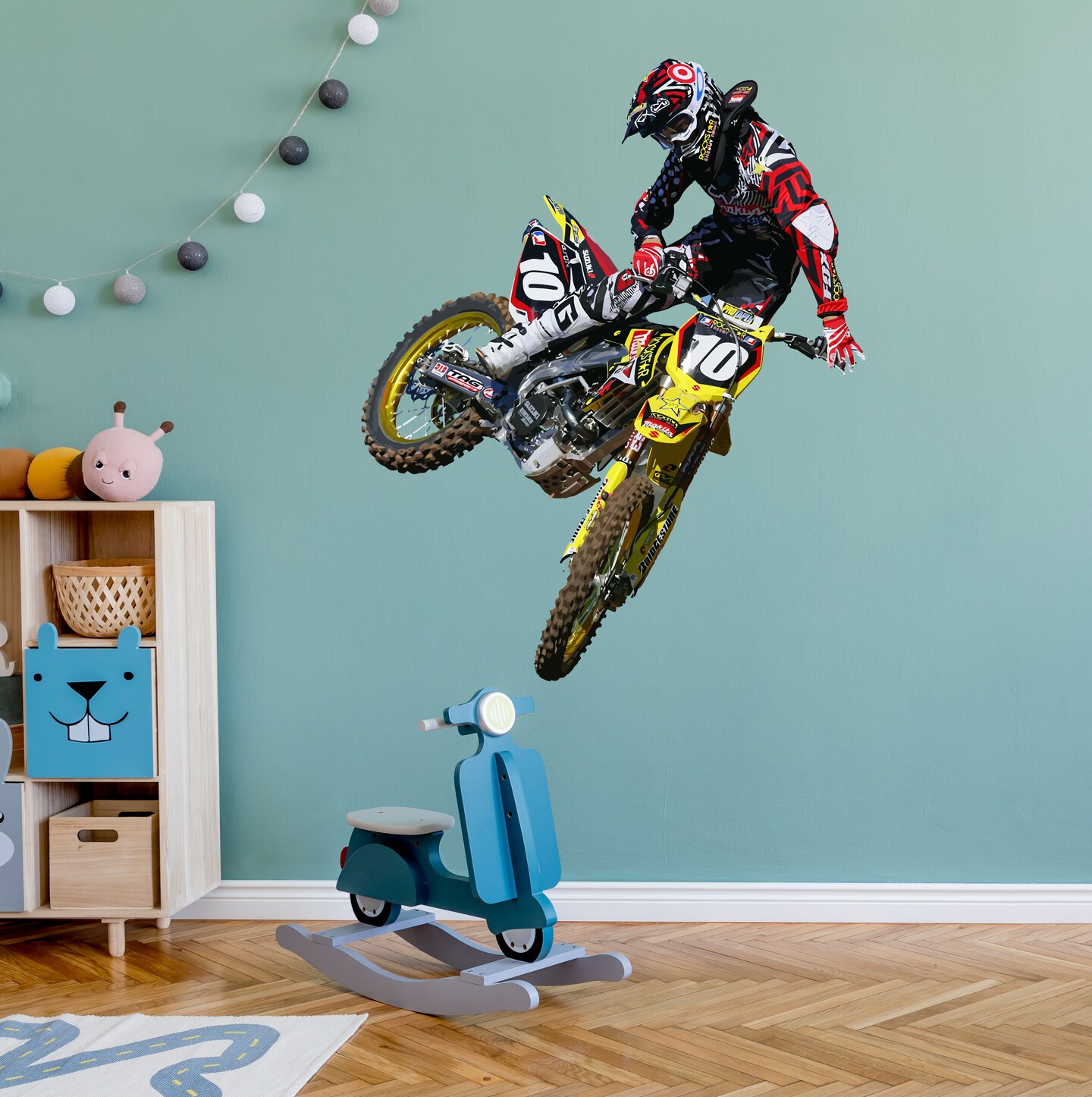 Dirt Bike Bike Wall Sticker Dirt Bike Gifts Decal Motorcycle Wall