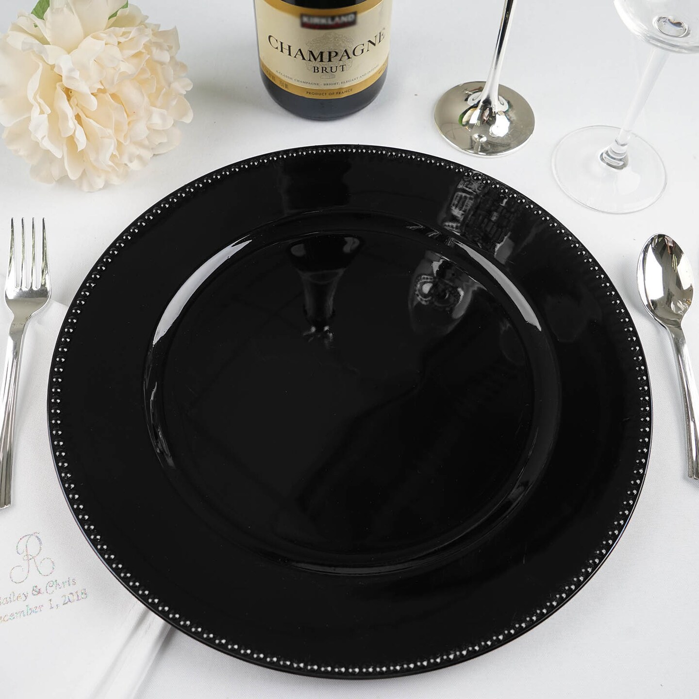 6 pcs of 13inch Charger Plates for Table Decor