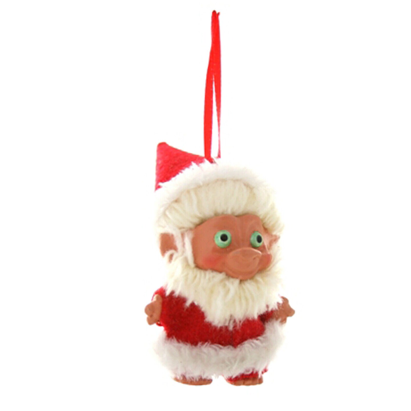 Mini Santa Troll Doll Christmas Tree Ornament Michaels