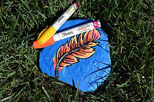 SHARPIE Oil-Based Paint Markers Medium Point Assorted Colors 8 Count -  Great for Rock Painting