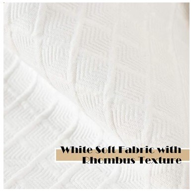 20.5 Inch White Christmas Stocking with Faux Fur Border Trim Handicraft Xmas Tree Decoration Ornaments