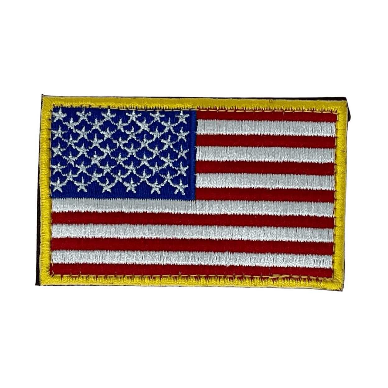 US Tactical American Flag Patch Black White 3 x 2 USA Iron On