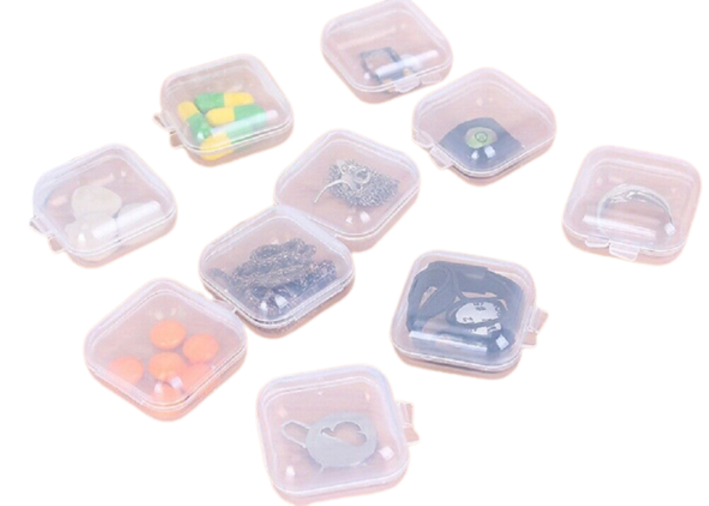 Kitcheniva Small Plastic Storage Container Boxes DIY Organizer 40 Pcs
