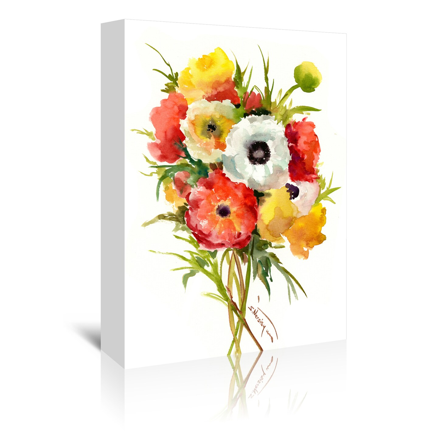 Buttercups by Suren Nersisyan  Gallery Wrapped Canvas - Americanflat