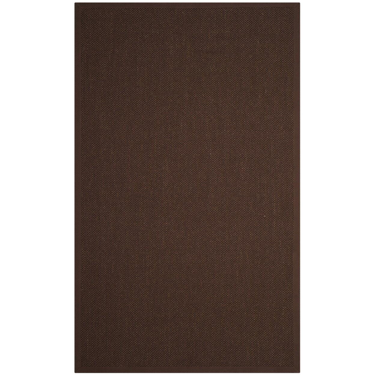 Safavieh Natural Fiber Nf133D Chocolate / Dark Brown Rug Area Rug Carpet Shag