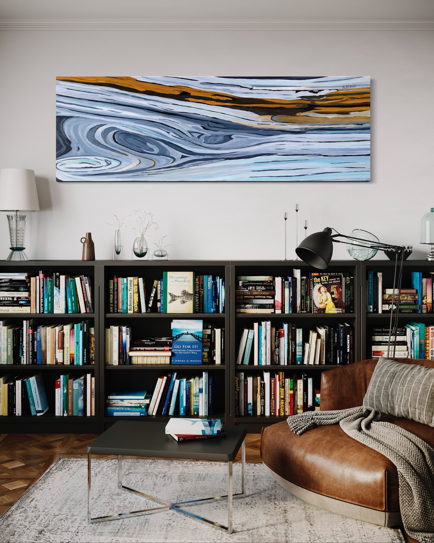 Extra Large Wall Decor Wood Wall Art Original Abstract Canvas Print Contemporary Wall Art Prints Gift product 3